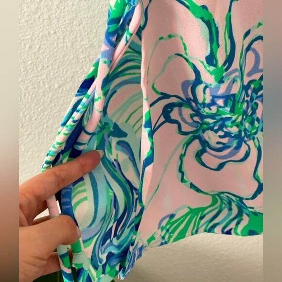 Lilly Pulitzer Floral Sleeveless Blouse - Excellent Condition - Size XXS - Picture 7 of 14